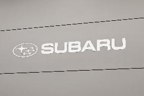 SUBARU logo and signboard